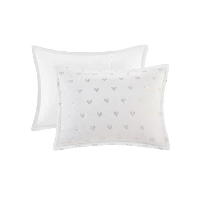 Mi Zone Rosalie Metallic Printed Plush Comforter Set