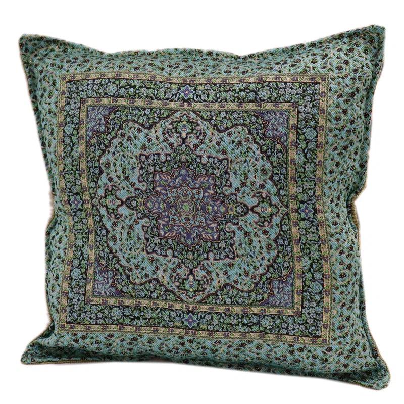 Arshs Fine Rugs Southwestern Pillows Tassels Chenille Reversible Throw Pillow