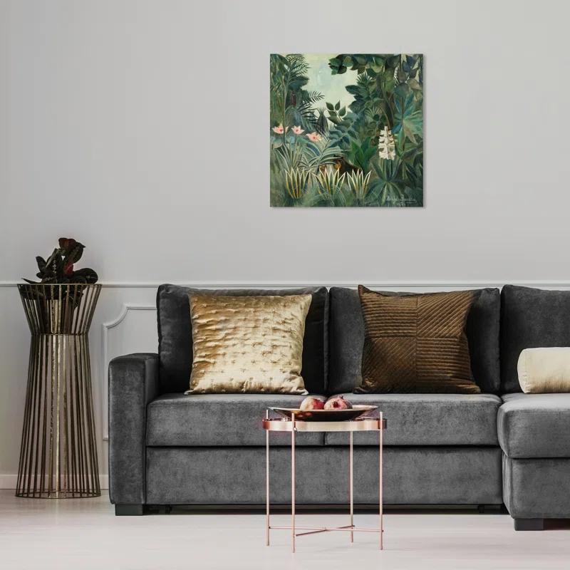 Oliver Gal Prints " The Equatorial Jungle " by Rousseau Painting Print