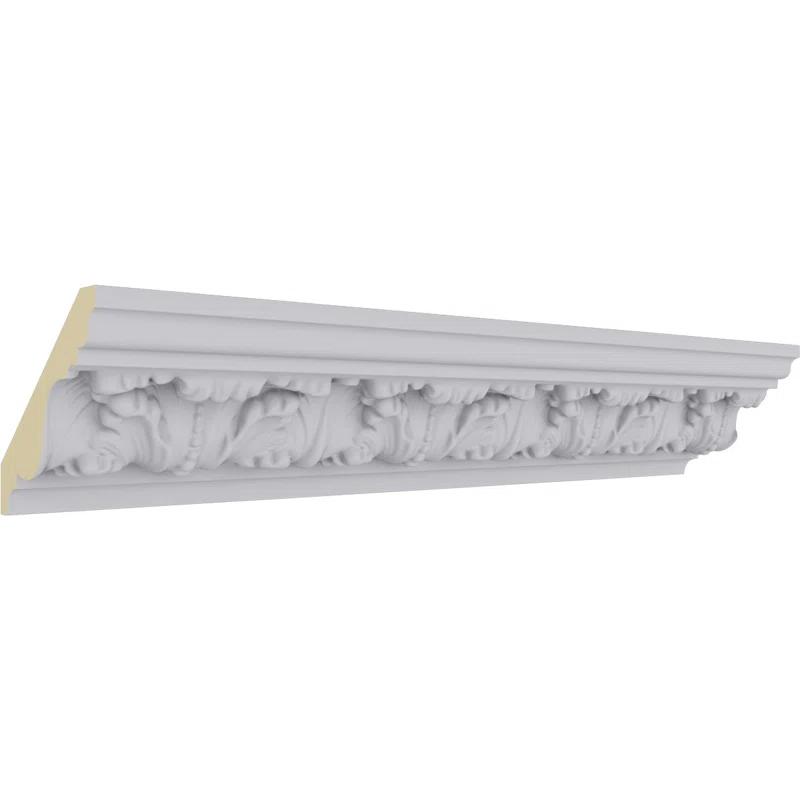 Ekena Millwork SAMPLE - Colton Acanthus Crown Moulding, 3 1/4"H x 3 1/2"P x 4 7/8"F x 12"L, (4 7/8" Repeat)
