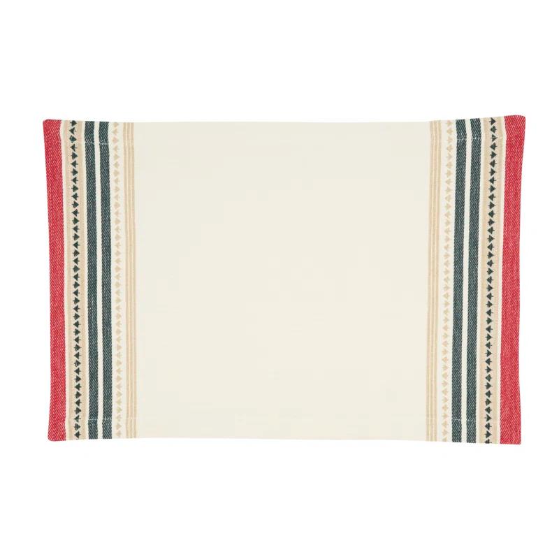 Saro Merry Pines Dobby Placemat (Set of 4)