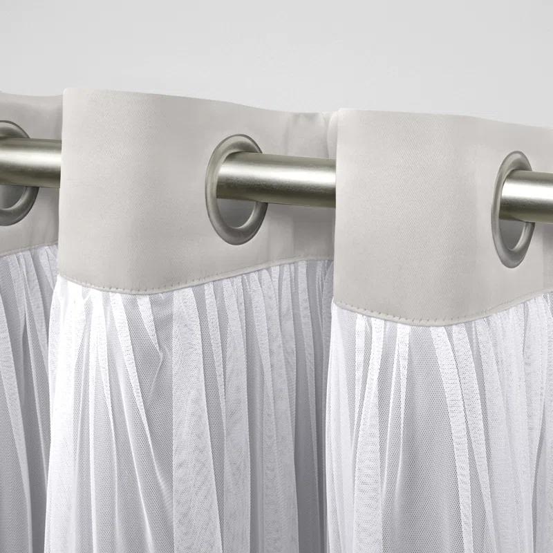 Amalgamated Textiles Catarina Linen Tailored 52'' W Window Valance