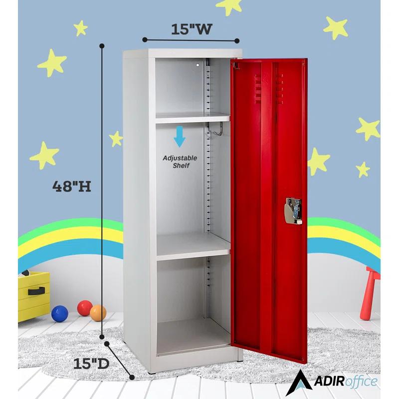 AdirOffice Steel 1-Tier School and Home Storage Locker