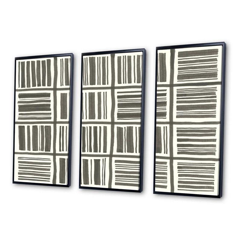 Design Art " Minimalist Graphics I " 3 - Pieces