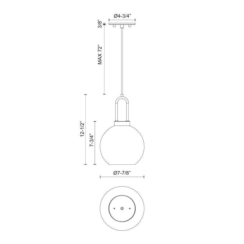 Alora Mood Soji 1 - Light Single Pendant