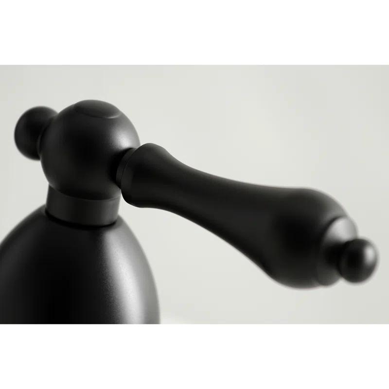 Kingston Brass KS1970AL Kingston Brass Heritage Two-Handle 3-Hole Deck Mount Widespread Bathroom Faucet with Brass Pop-Up Drain