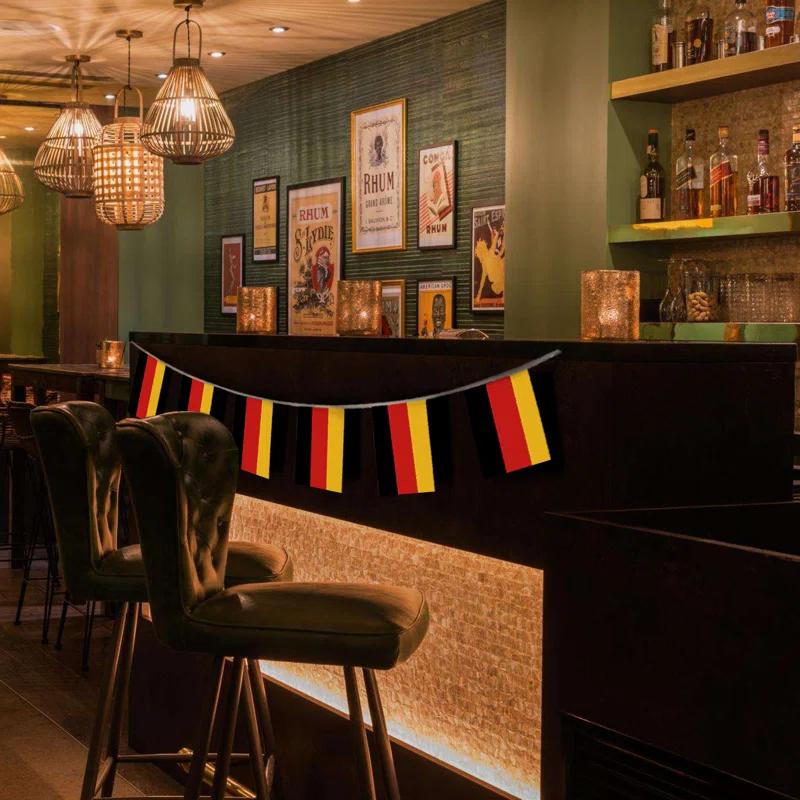 ANLEY Germany String Flag Pennant Flags 33 Feet 38 Flags