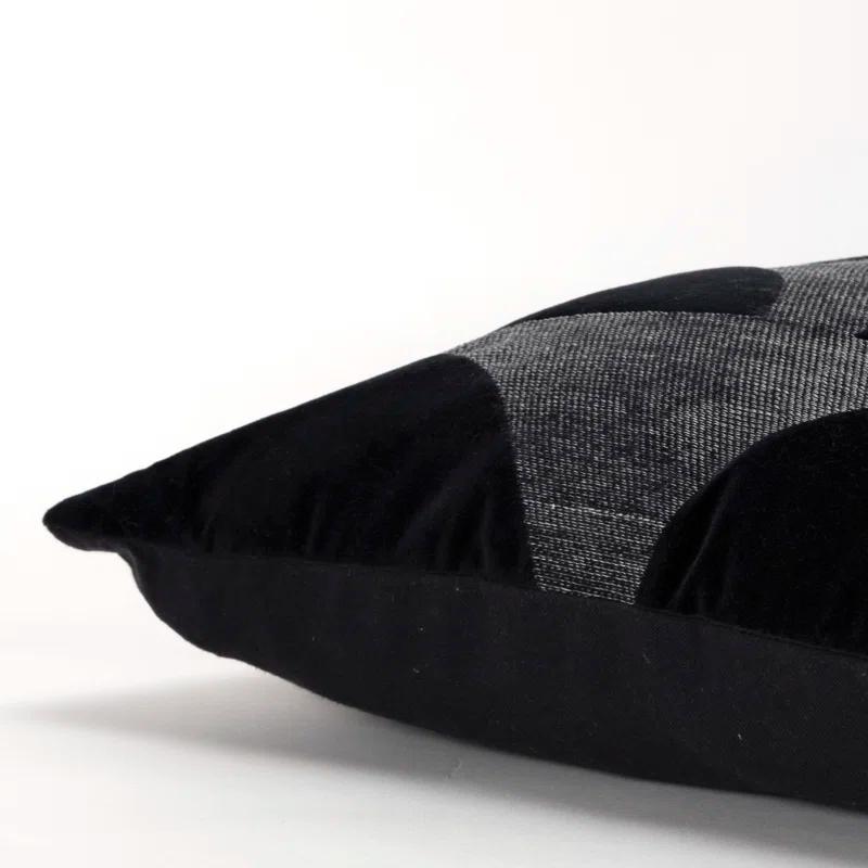 Joshelin Embroidered Cotton Throw Pillow
