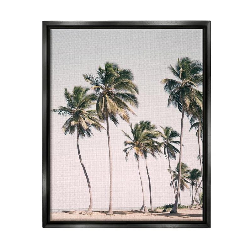Stupell Industries " Windblown Palm Trees " by Sisi And Seb