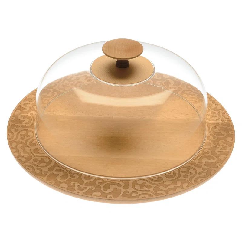 Alessi Dressed in Wood Domed Lid