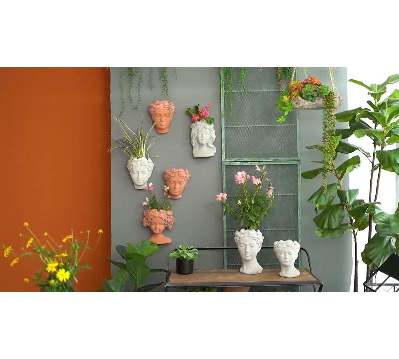 Charlton Home® Montague Cement Table Vase