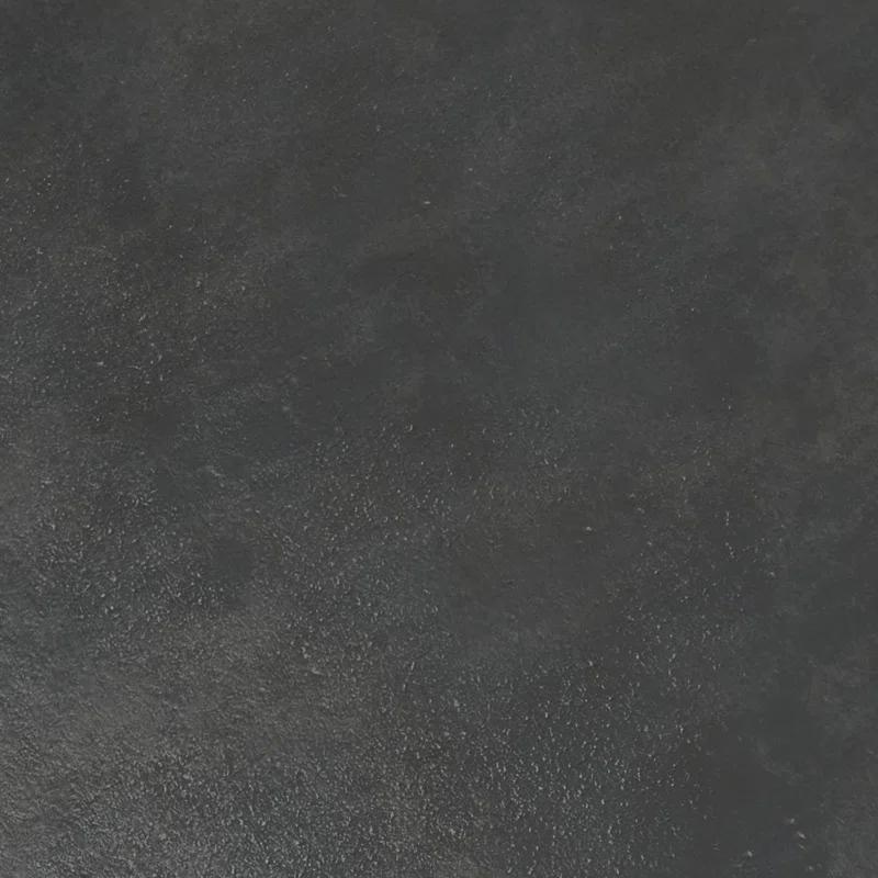 Simpli Home Alexa 30"W Cast Aluminum Mid-Century Modern Round Coffee Table with Pedestal Base, Fully Assembled