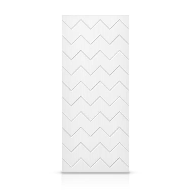 Calhome Hollow Paneled Painted Slab Door