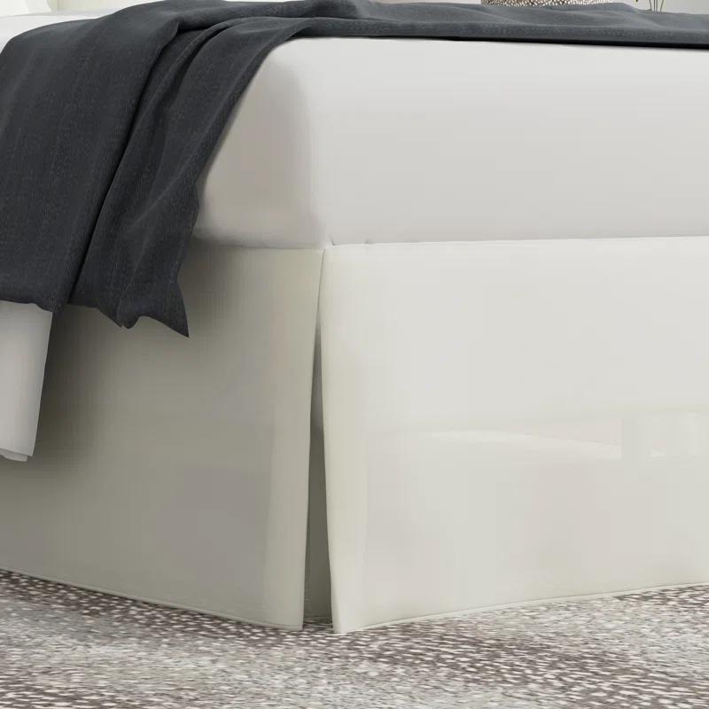 Fresh Ideas Pleated Wrinkle Resistant Wrap Around Bed Skirt