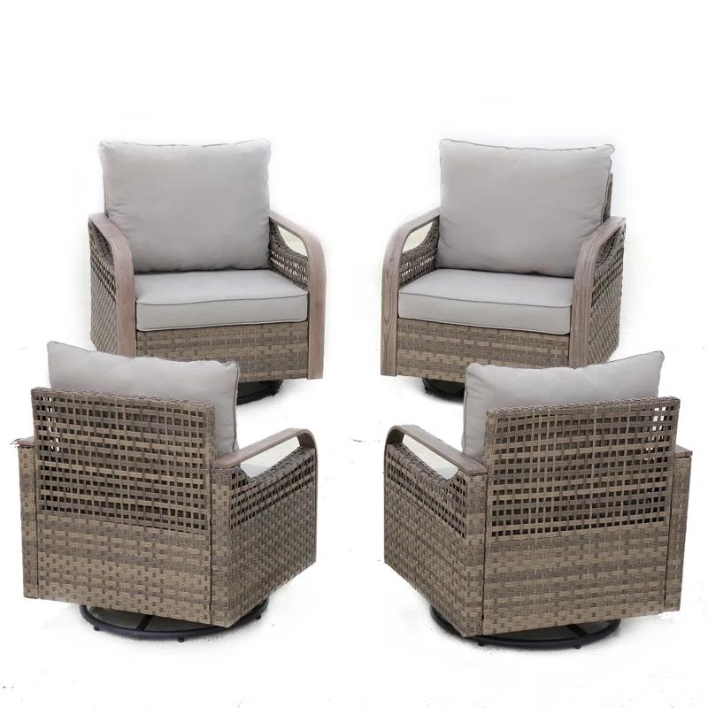 EAGLE PEAK Wicker Outdoor Rocker Chair
