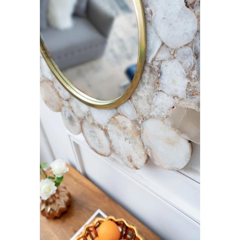 A&B Home Agate Flat Mirror