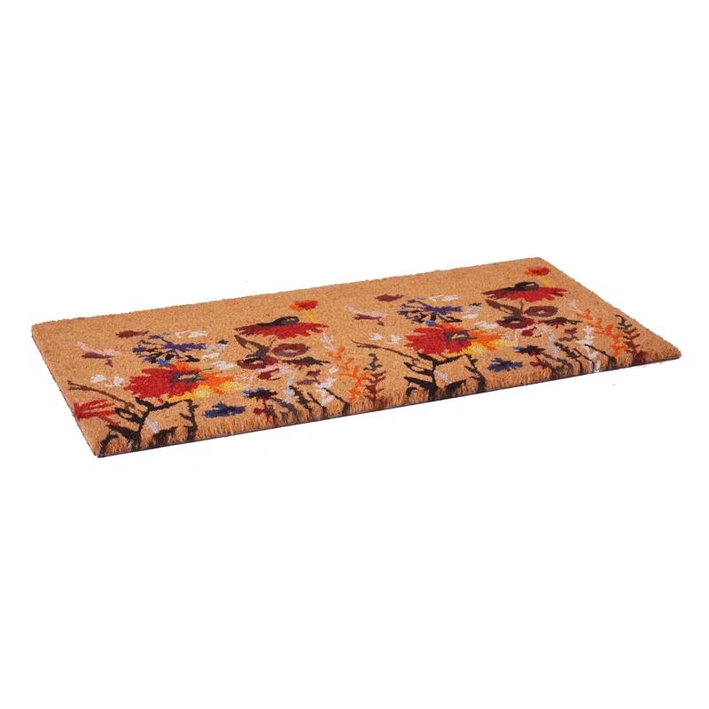 Calloway Mills Floral Non-Slip Indoor Outdoor Door Mat & Reviews | Birch Lane