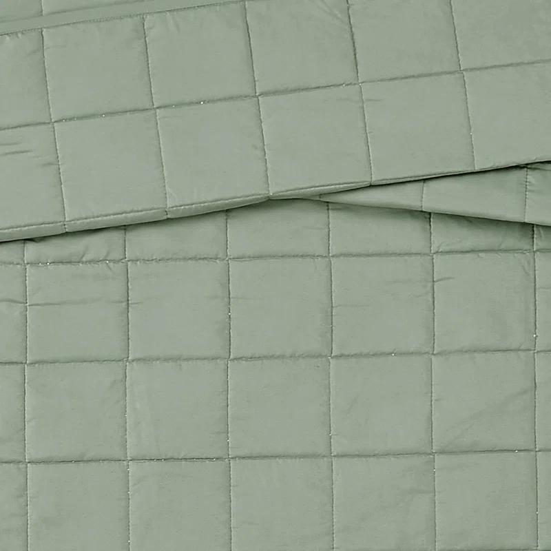 London Fog London Fog Garment Wash Solid Quilt Set
