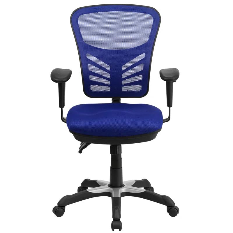 Flash Furniture Siyer Mid-Back Mesh Ergonomic Office Chair with Adjustable Arms by Flash Furniture