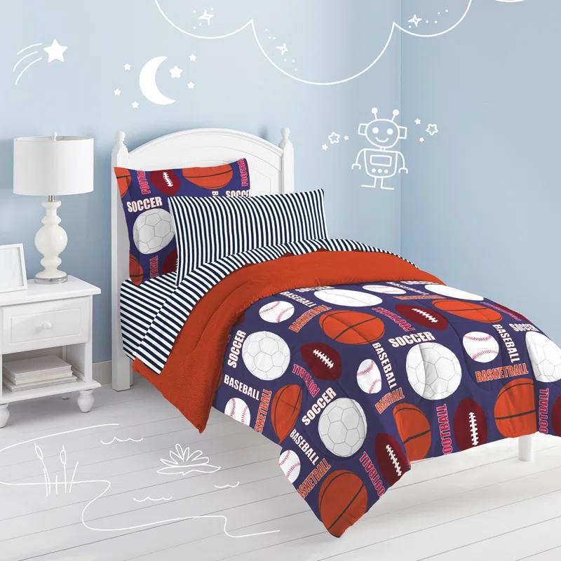 Dream Factory All Sports 5 - Piece Comforter Set