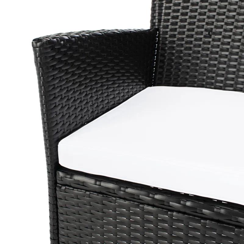 Safavieh Hailee 8 - Person Rectangular Outdoor Dining Set with Cushions