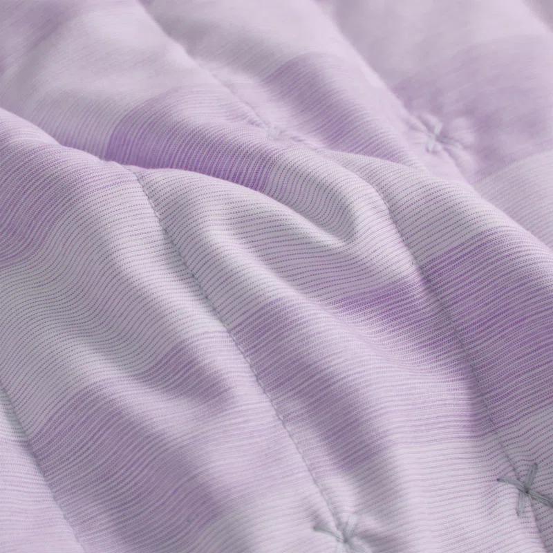Sweet Home Collection Oversized Prewashed Checkered Plaid Embroidered Vintage Soft Quilt Set