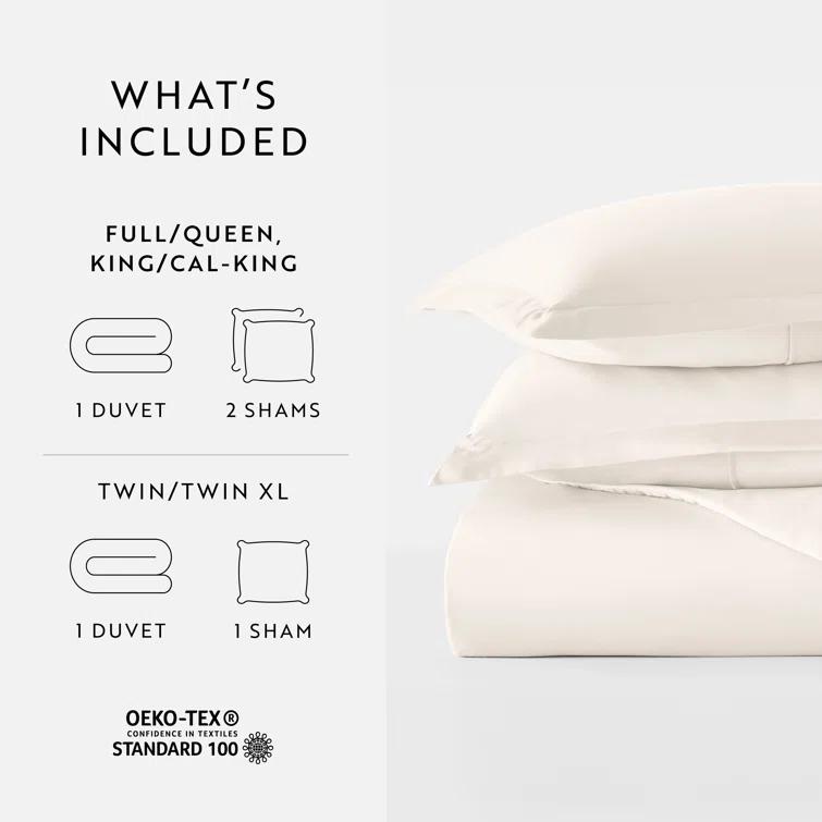 IEnjoy Home Super Soft Double Brushed Duvet Cover Set