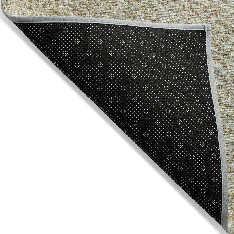 Chayden ACN991 1'8" x 2'6" Machine Washable Gray Indoor/Outdoor Area Rug