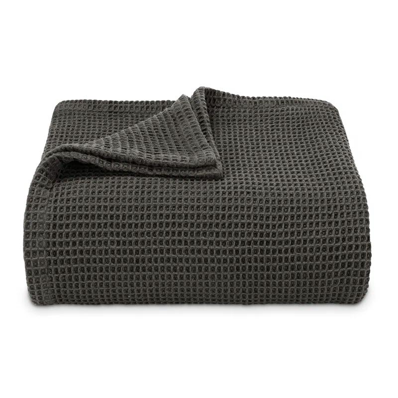 Vera Wang Vera Wang Waffleweave Cotton Blanket