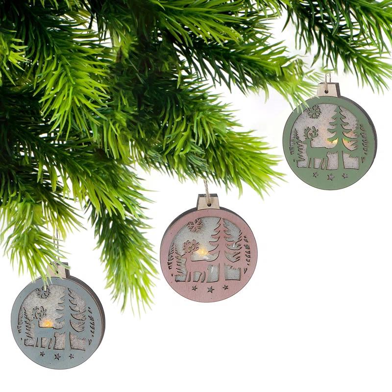 iH casadécor Ihcasadecor Holiday Shaped Ornament (Set of 12)