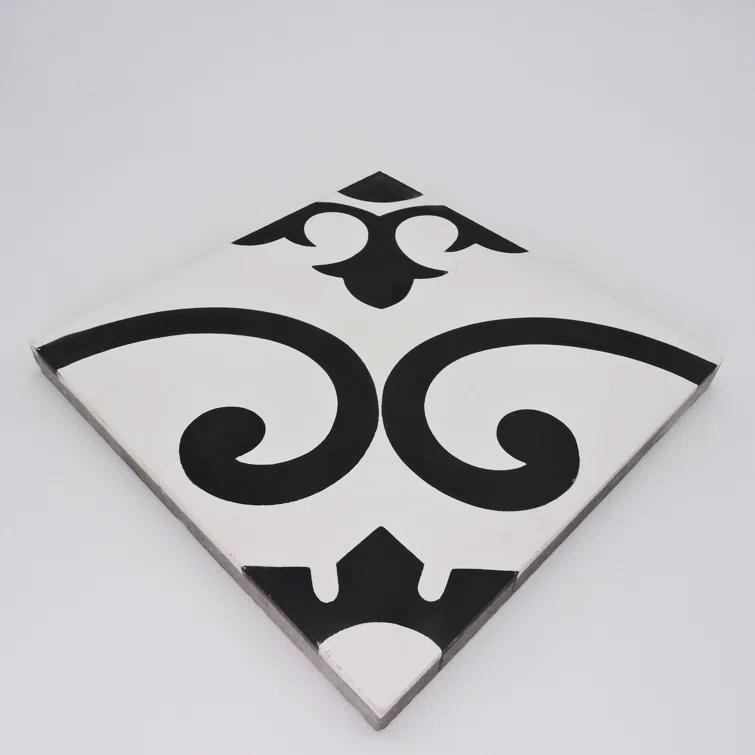 Moroccan Mosaic Orika 8" x 8" Cement Patterned Wall & Floor Tile