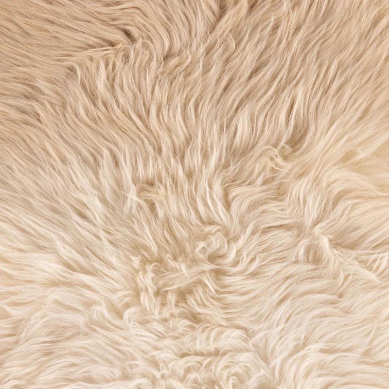 Vale Ombre Sheepskin Throw - Beige