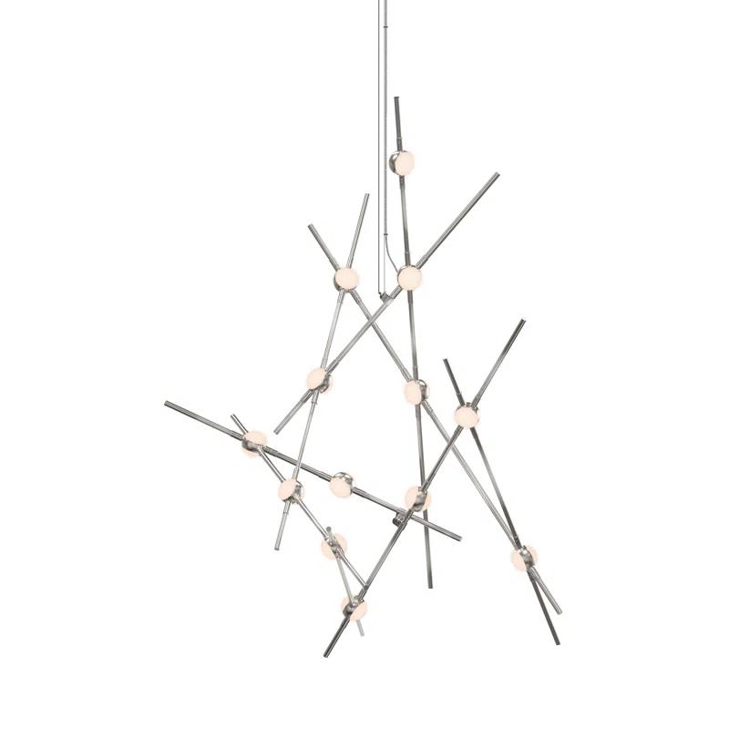 SONNEMAN Constellation® 13 - Light Dimmable LED Sputnik Modern Linear Chandelier