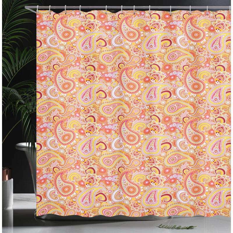 Ambesonne Shower Curtain with Hooks Included