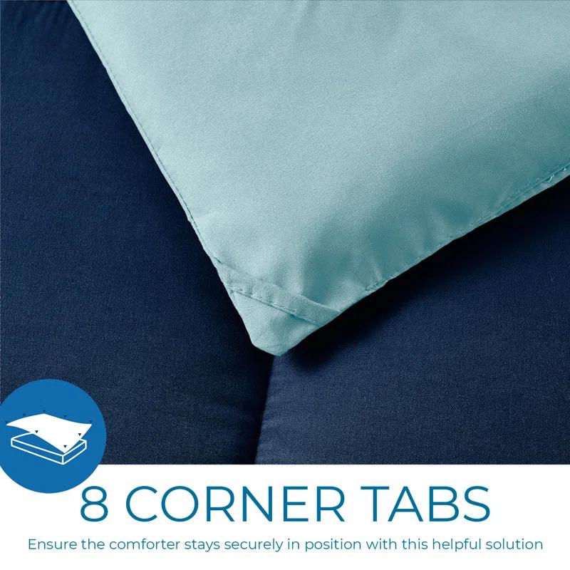 Nestl Nestl All Season Solid Lightweight Down Alternative Reversible Comforter