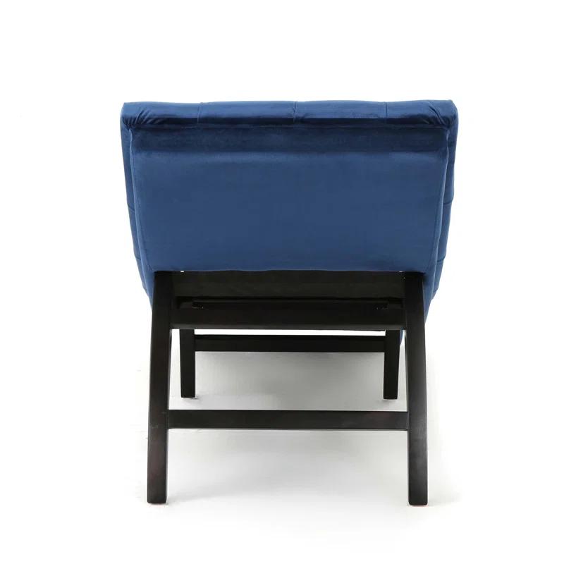 House of Hampton® Chaise Lounge With Velvet Fabric