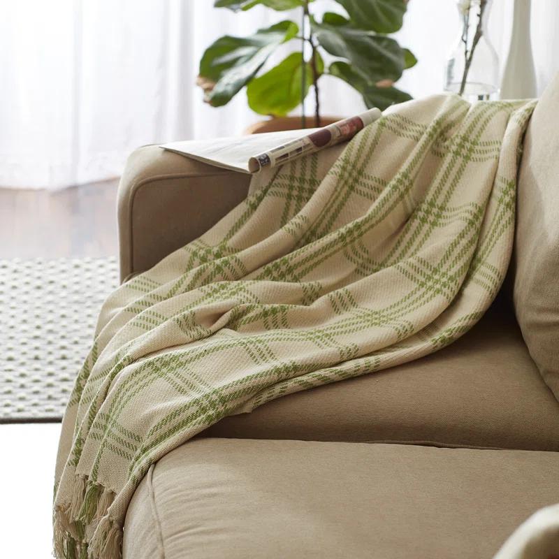 Design Imports Hand Woven Throw Blanket