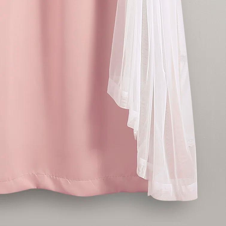 Lush Decor Polyester Blackout Curtain Pair (Set of 2)