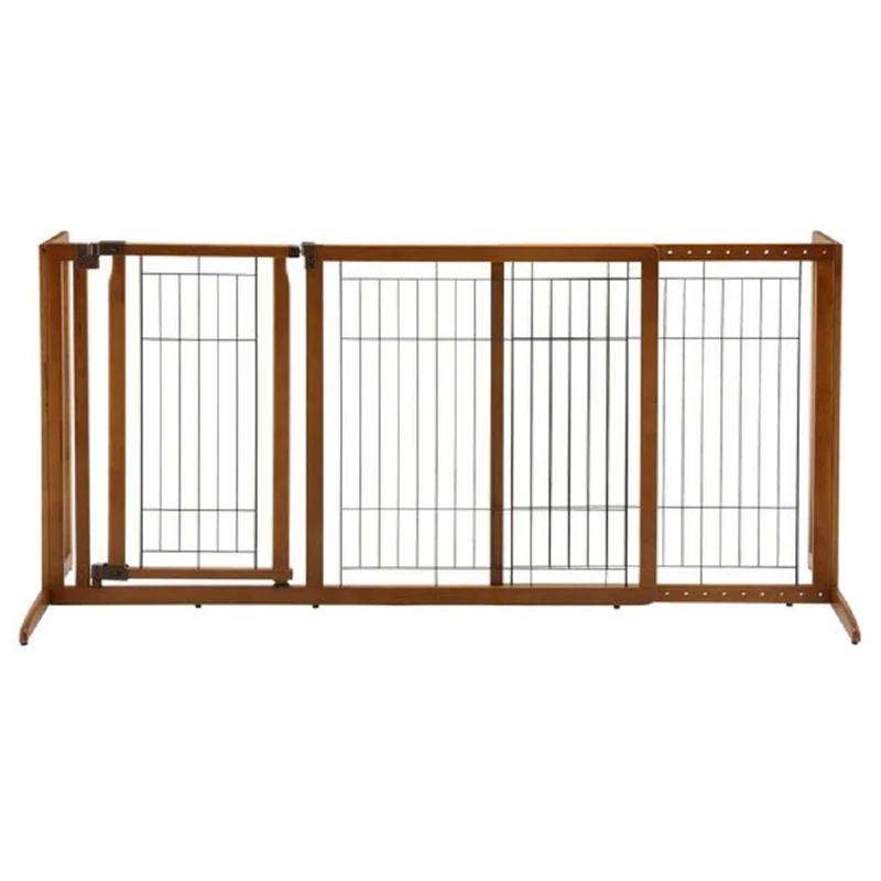 Richell Wood Free Standing Pet Gate