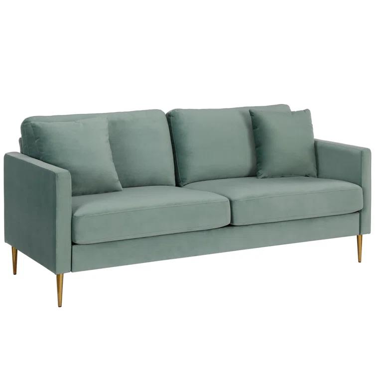 CosmoLiving by Cosmopolitan Highland 72" Square Arm Sofa