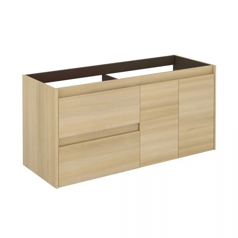 Ambra 47.5'' Double Bathroom Vanity with Ceramic Top