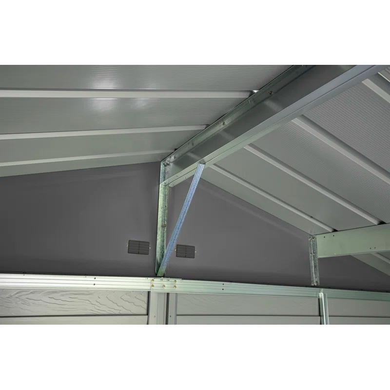 Arrow 8 ft. W x 8 ft. D Galvanized Steel Storage Shed