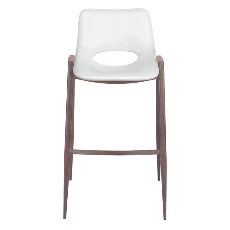 Zuo Hospitality Upholstered Counter Stool with Metal Frame