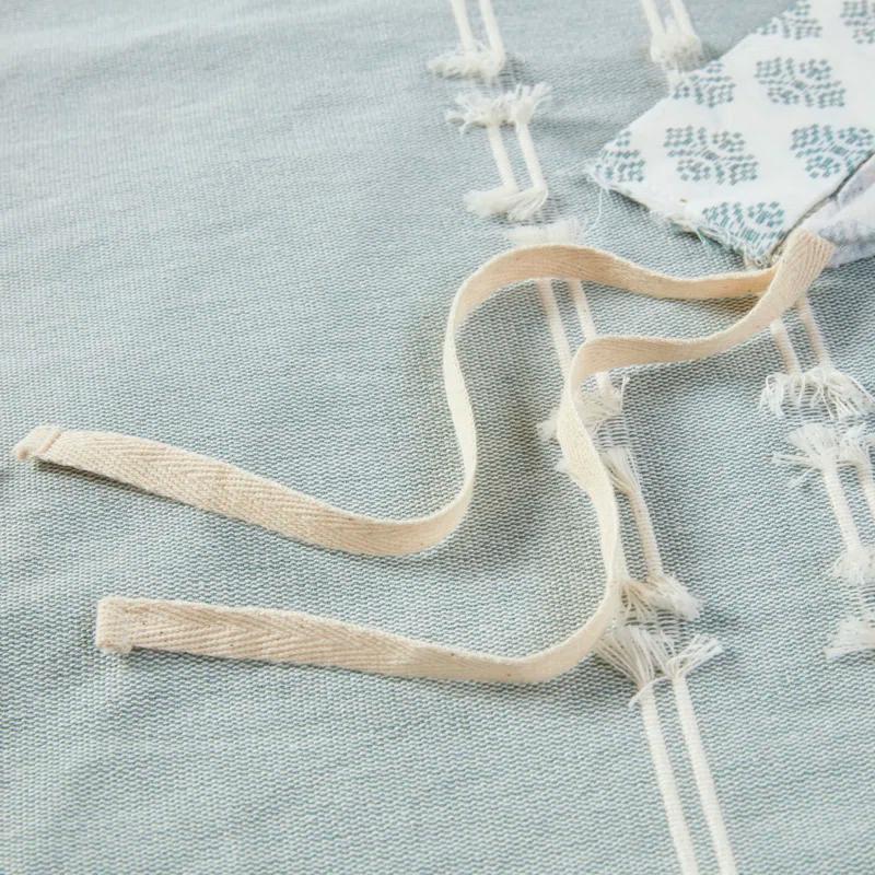3 Piece Cotton Jacquard Bedding Set