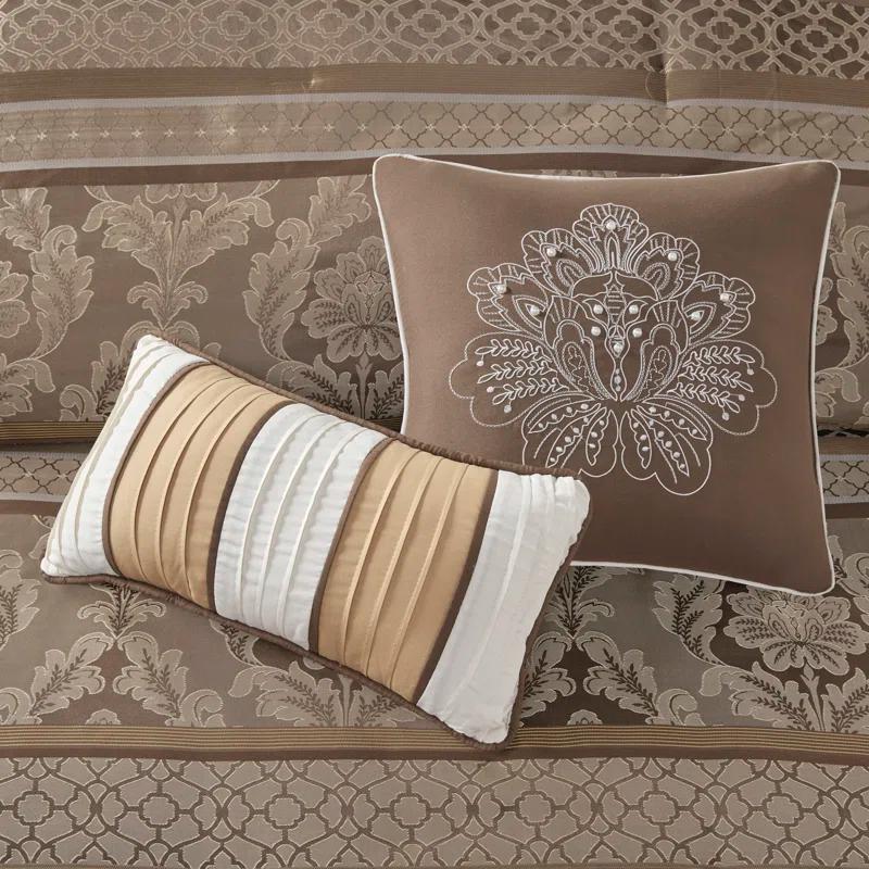 Madison Park Bellagio 7 Piece Jacquard Comforter Set
