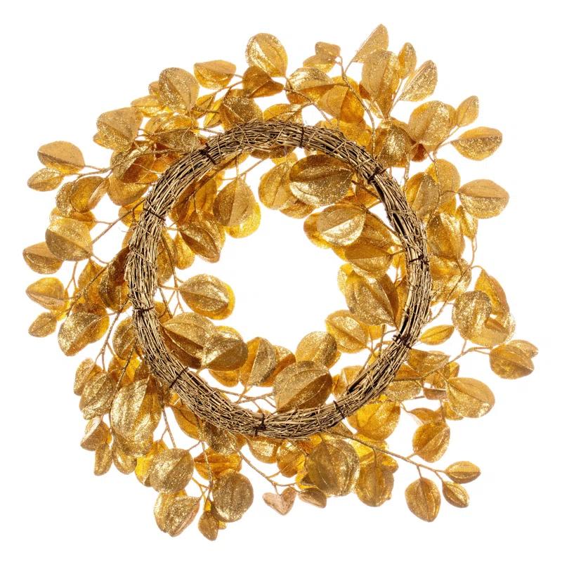Primrue Faux Dogwood Plastic 24'' Wreath