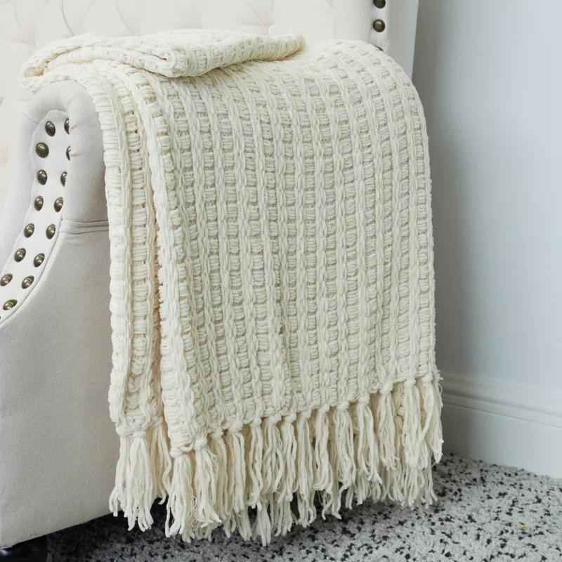 Home Soft Things Space Yarn Throw Blanket