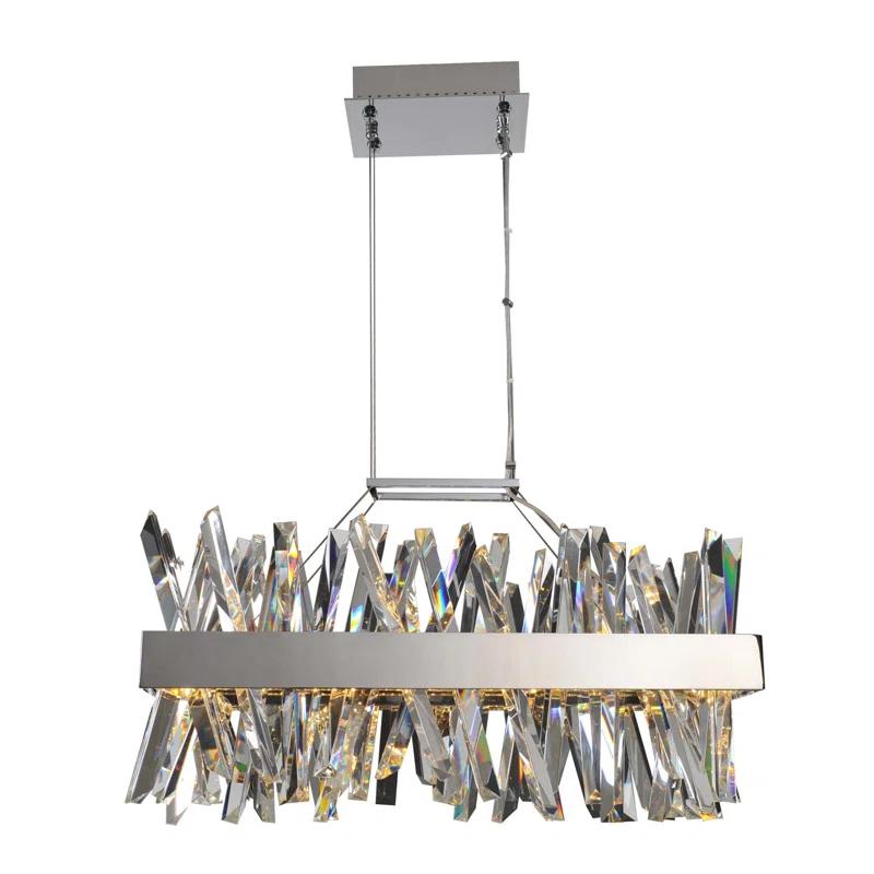 Allegri by Kalco Lighting Glacier 1 - Light LED Kitchen Island Pendant
