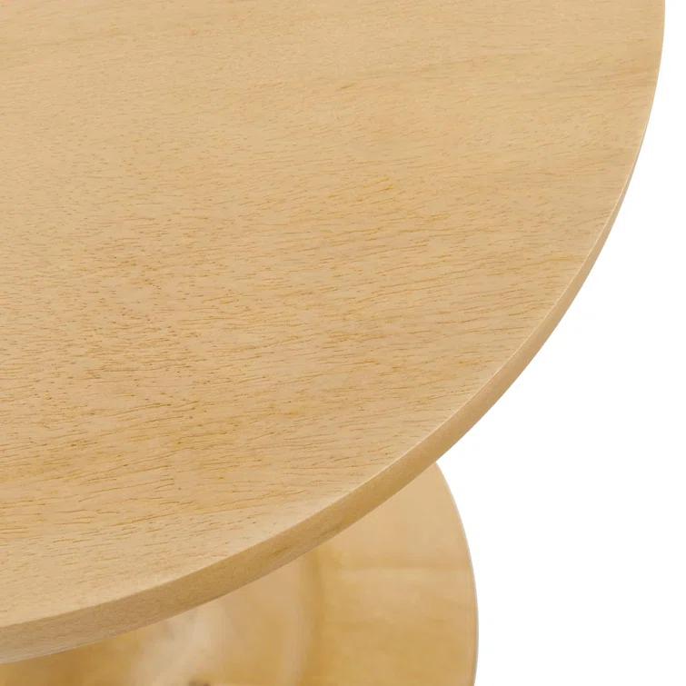 Modway Modway Lina Solid Wood Pedestal End Table
