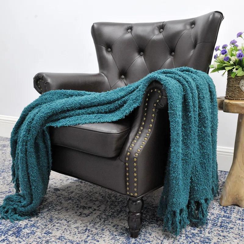 Home Soft Things Fluffy Handmade Throw Blanket